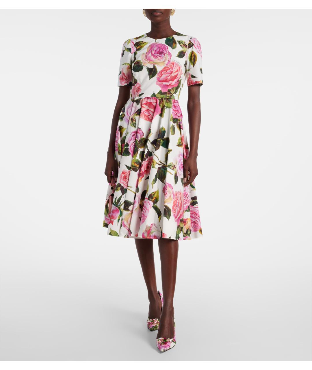 DOLCE&GABBANA Мульти коктейльное платье, фото 8