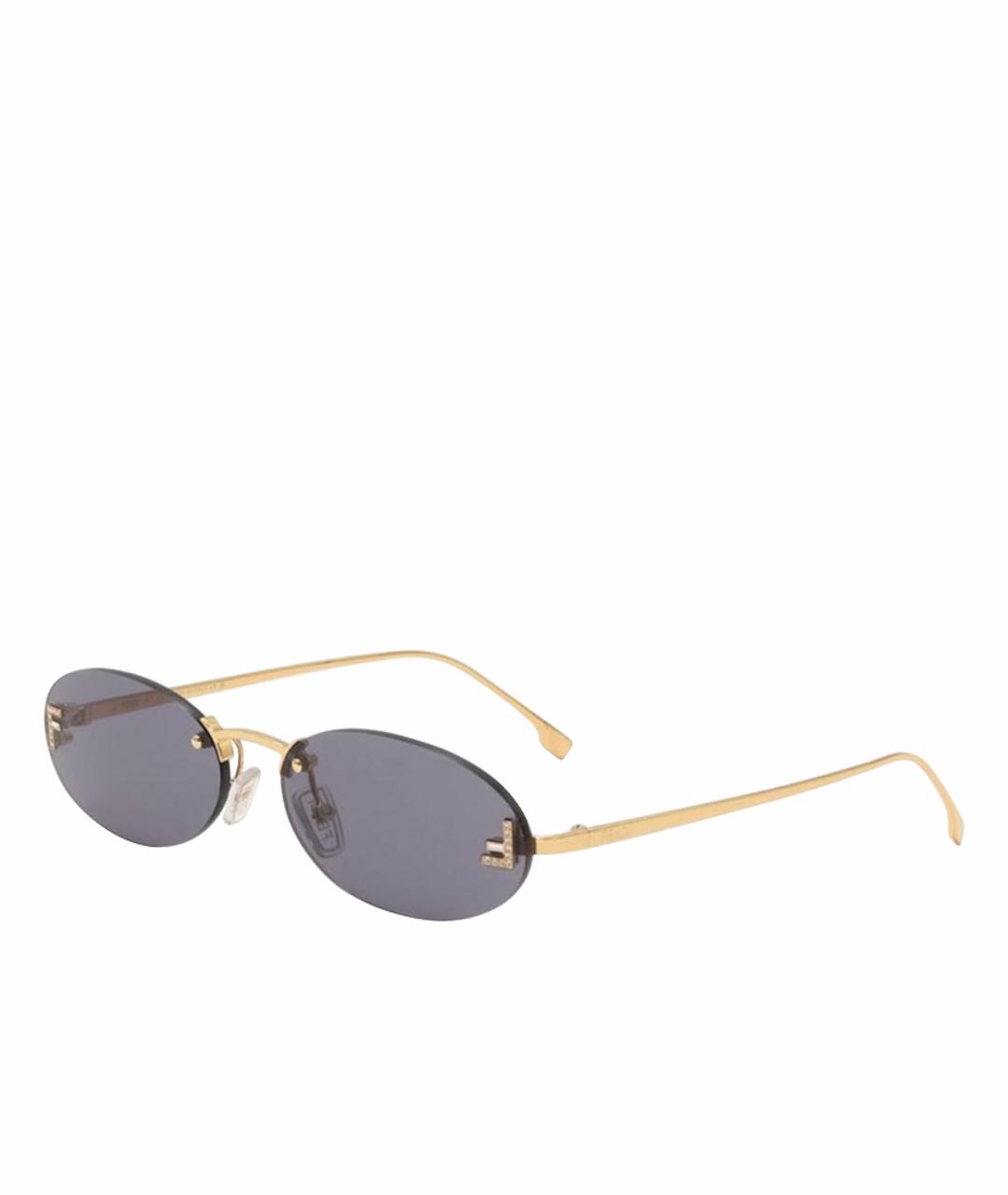 FENDI Темно-синие солнцезащитные очки, фото 1