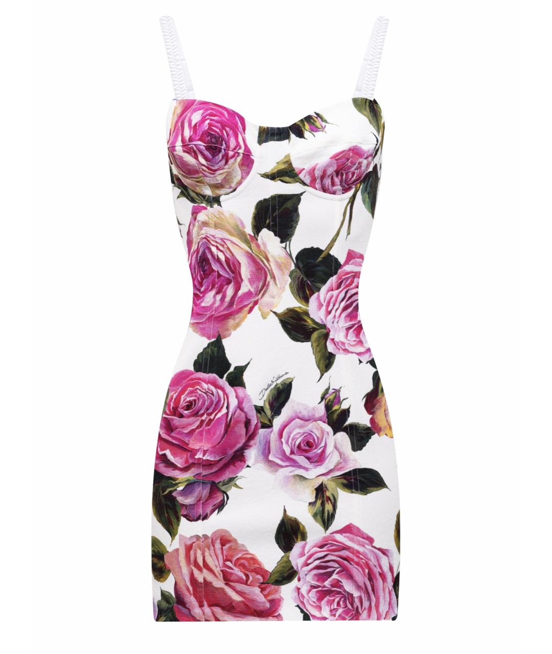 DOLCE&GABBANA Мульти коктейльное платье, фото 11