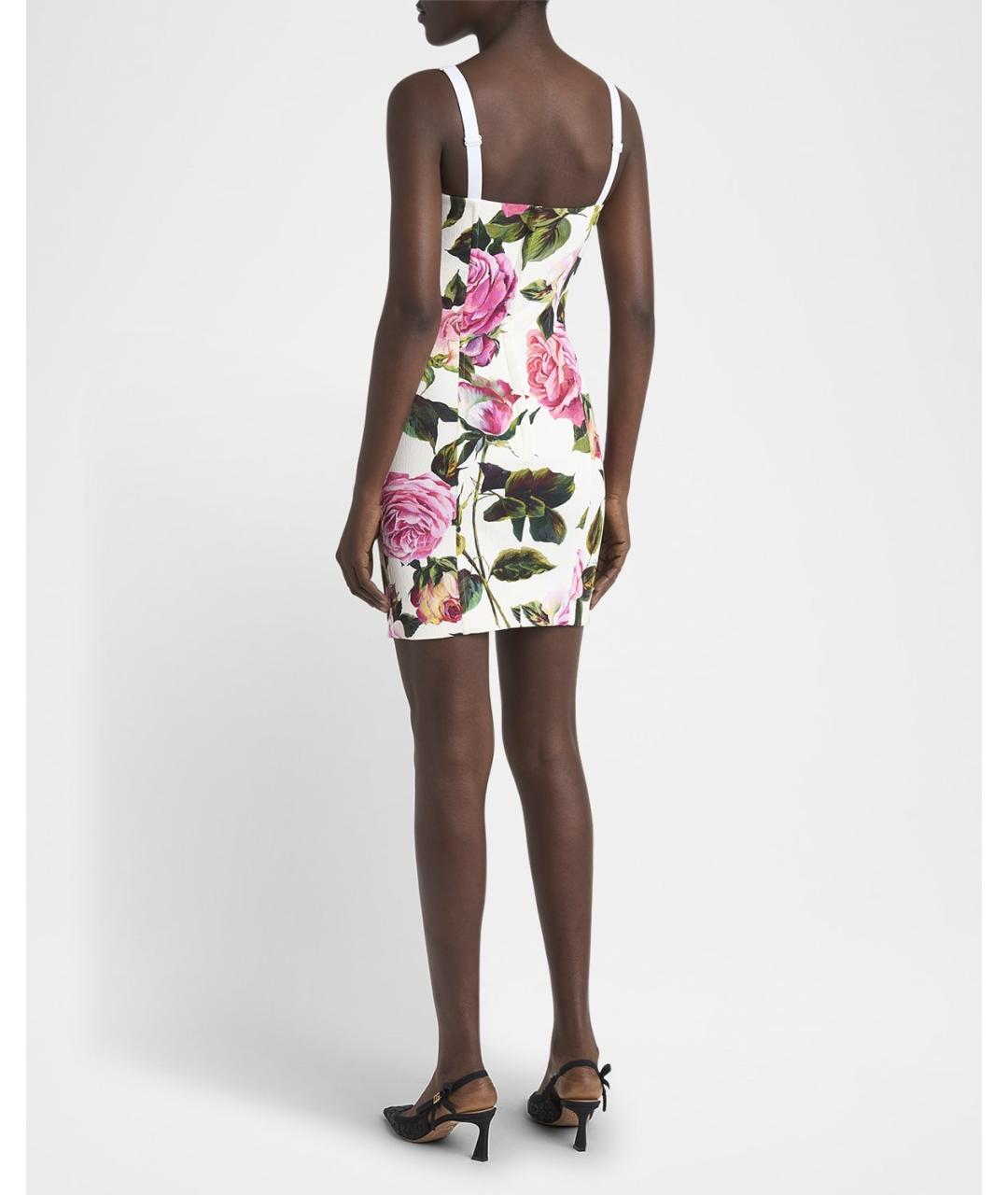 DOLCE&GABBANA Мульти коктейльное платье, фото 7