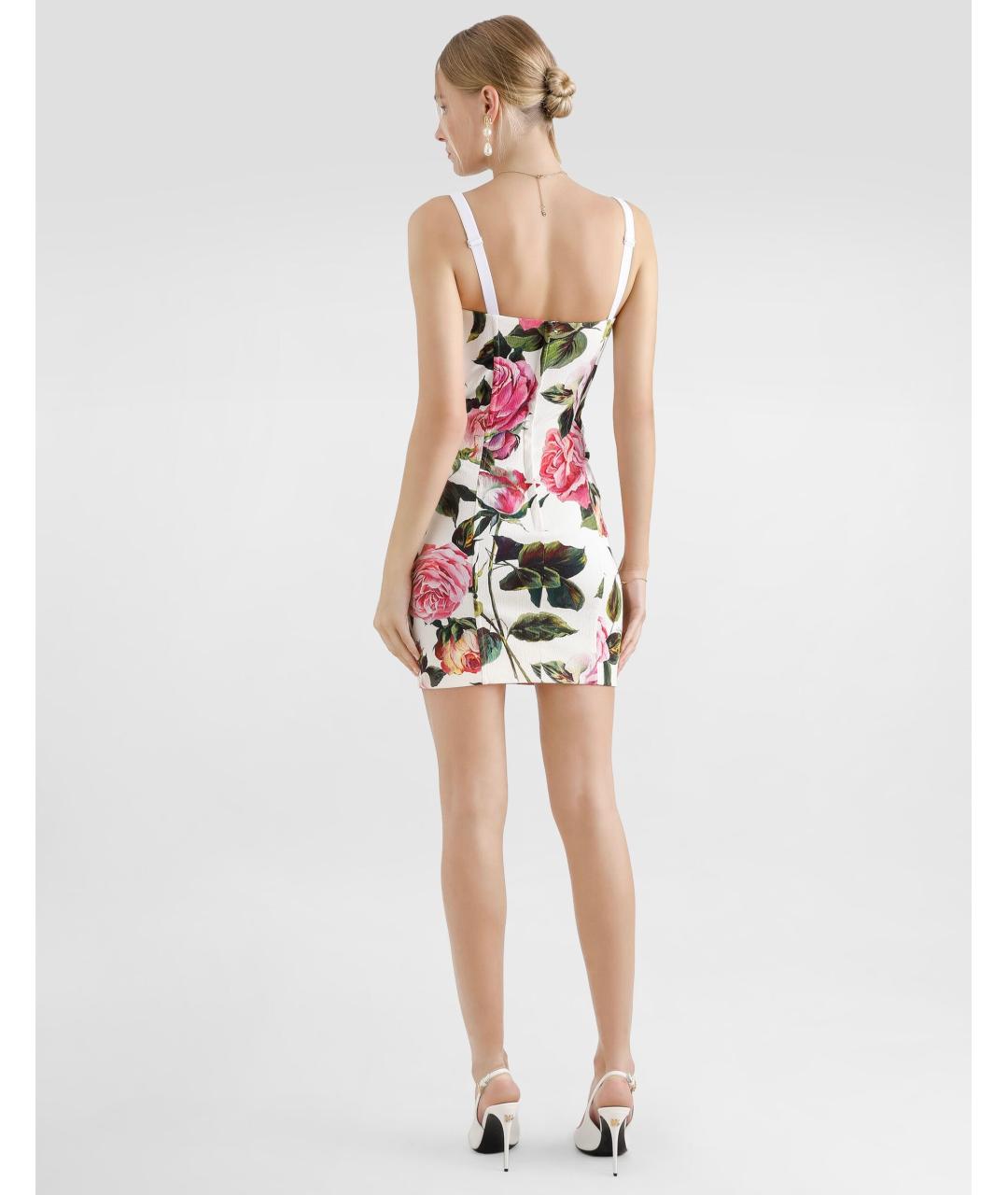 DOLCE&GABBANA Мульти коктейльное платье, фото 3