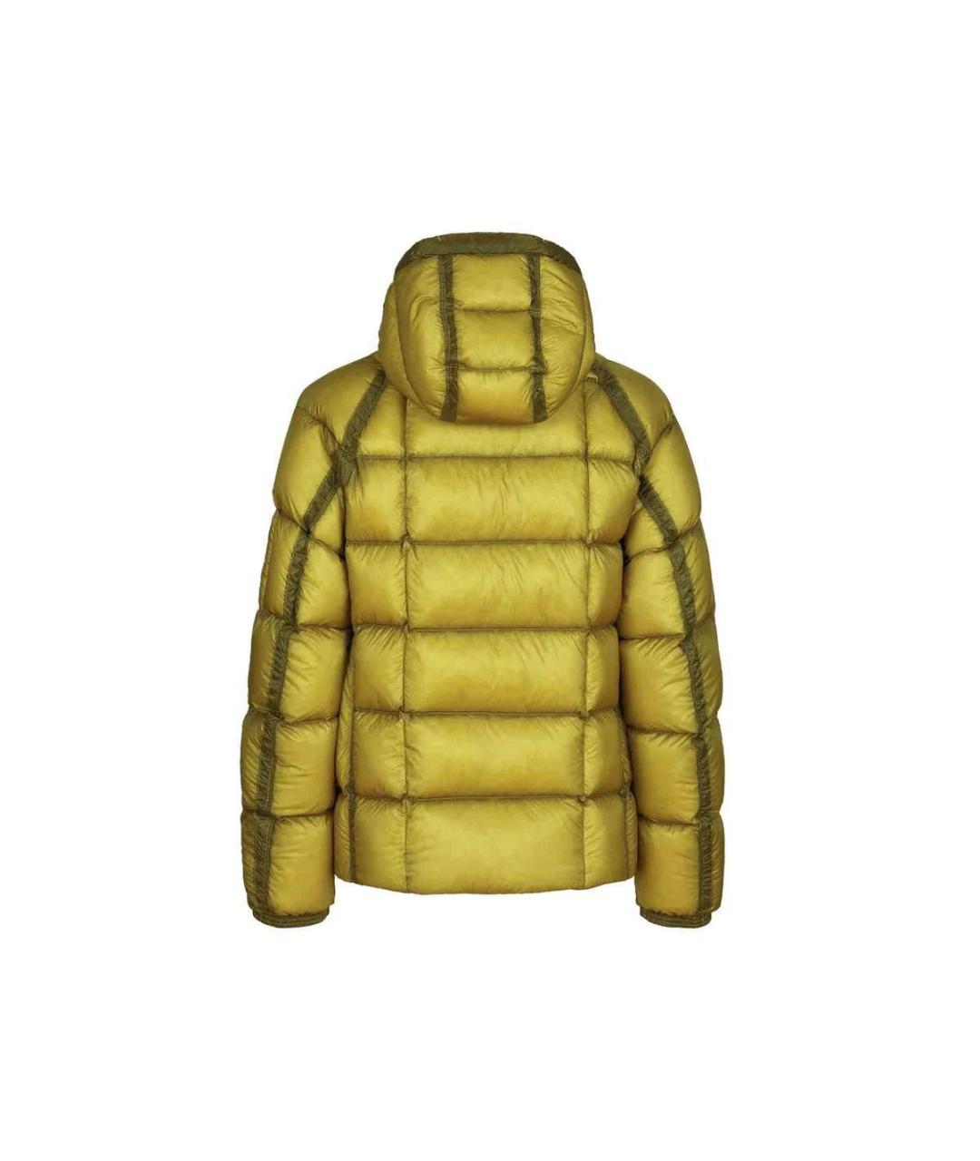 CP COMPANY Желтый полиэстеровый пуховик, фото 6