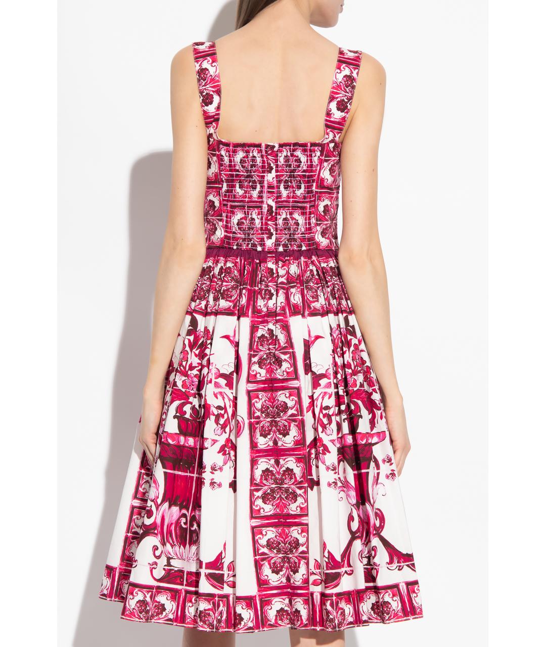 DOLCE&GABBANA Мульти коктейльное платье, фото 6