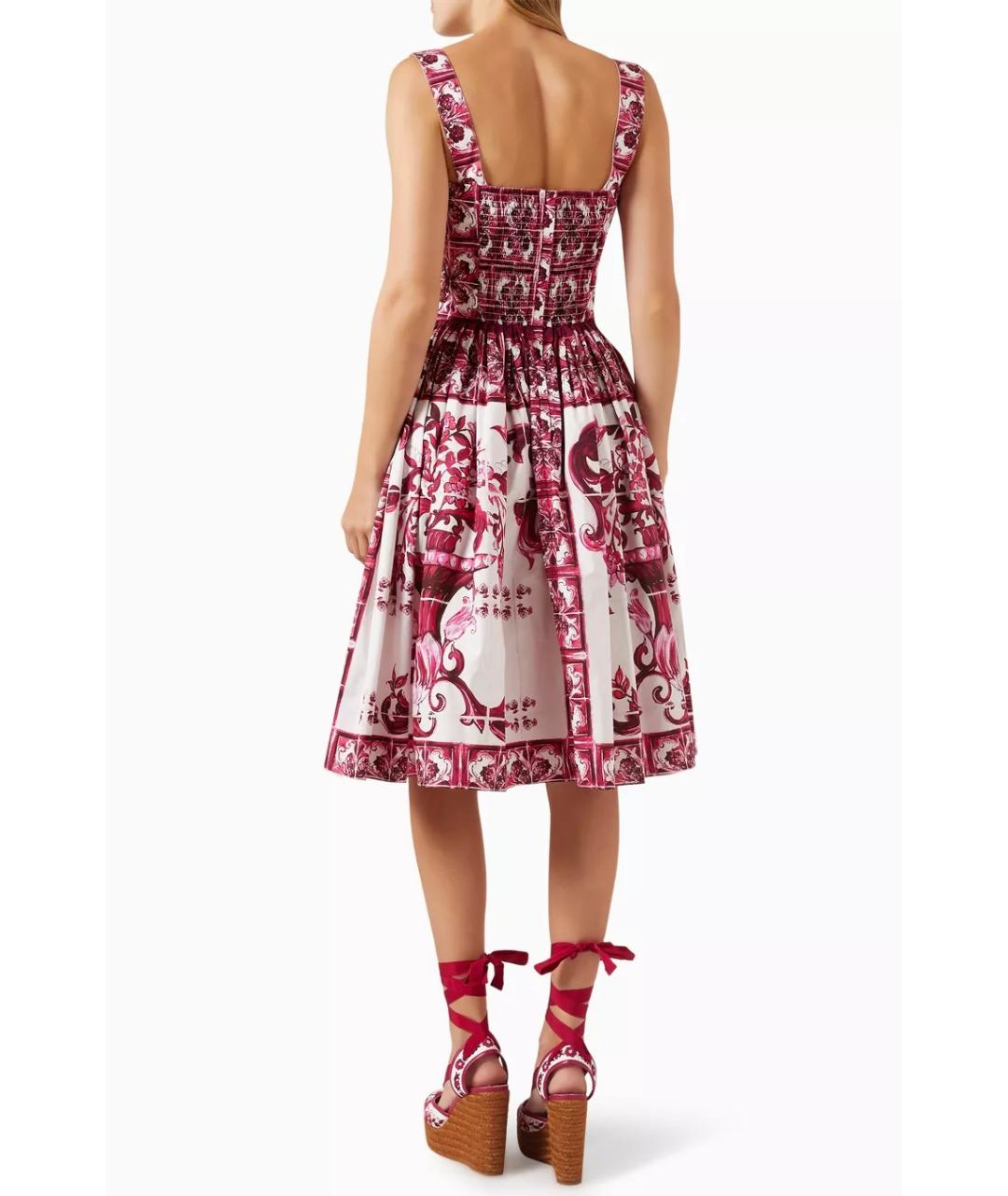 DOLCE&GABBANA Мульти коктейльное платье, фото 9