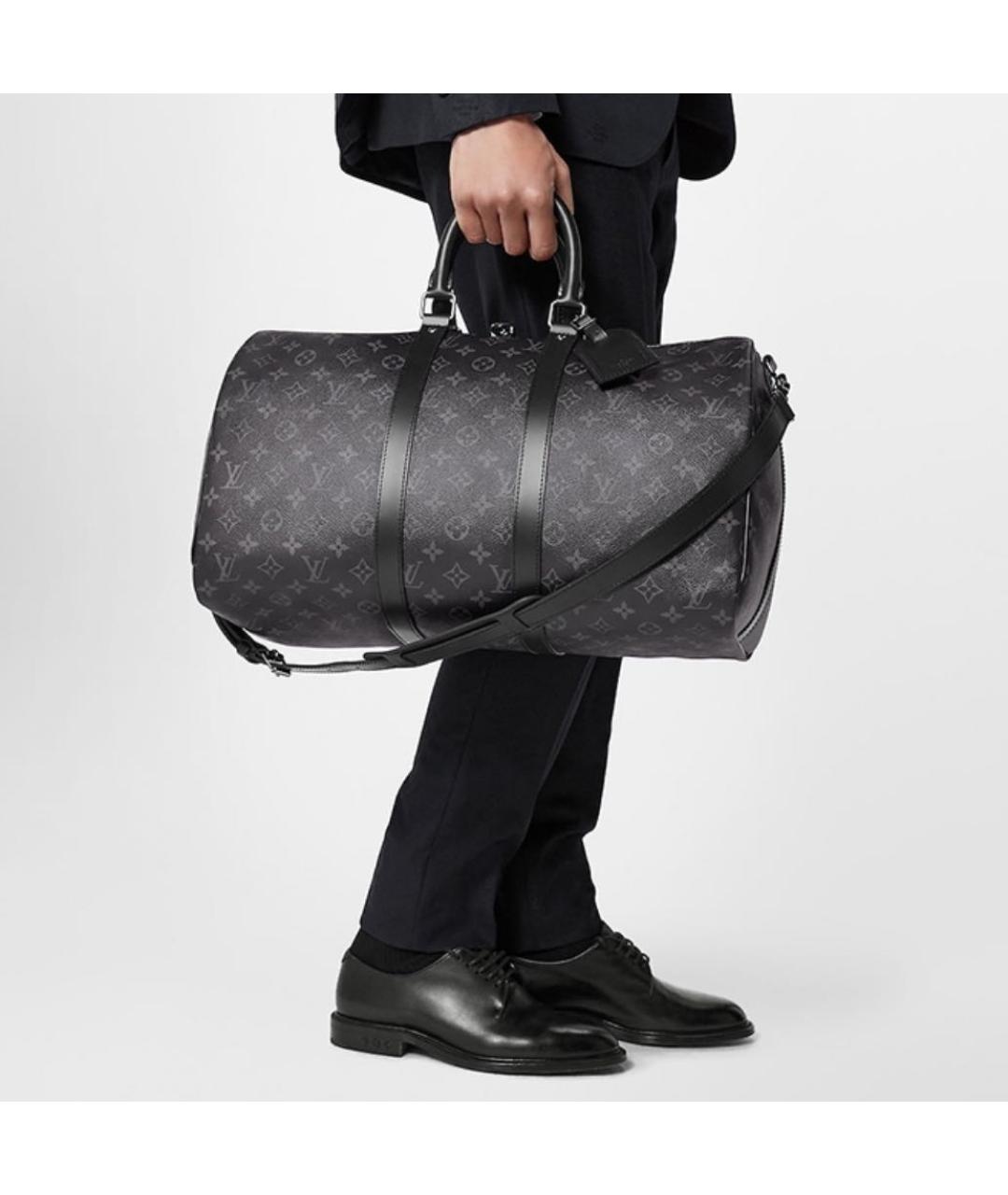 LOUIS VUITTON Кожаная дорожная/спортивная сумка, фото 5