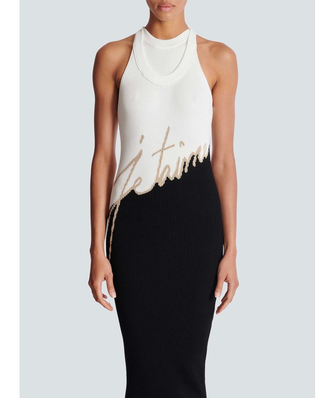 BALMAIN Мульти коктейльное платье, фото 4