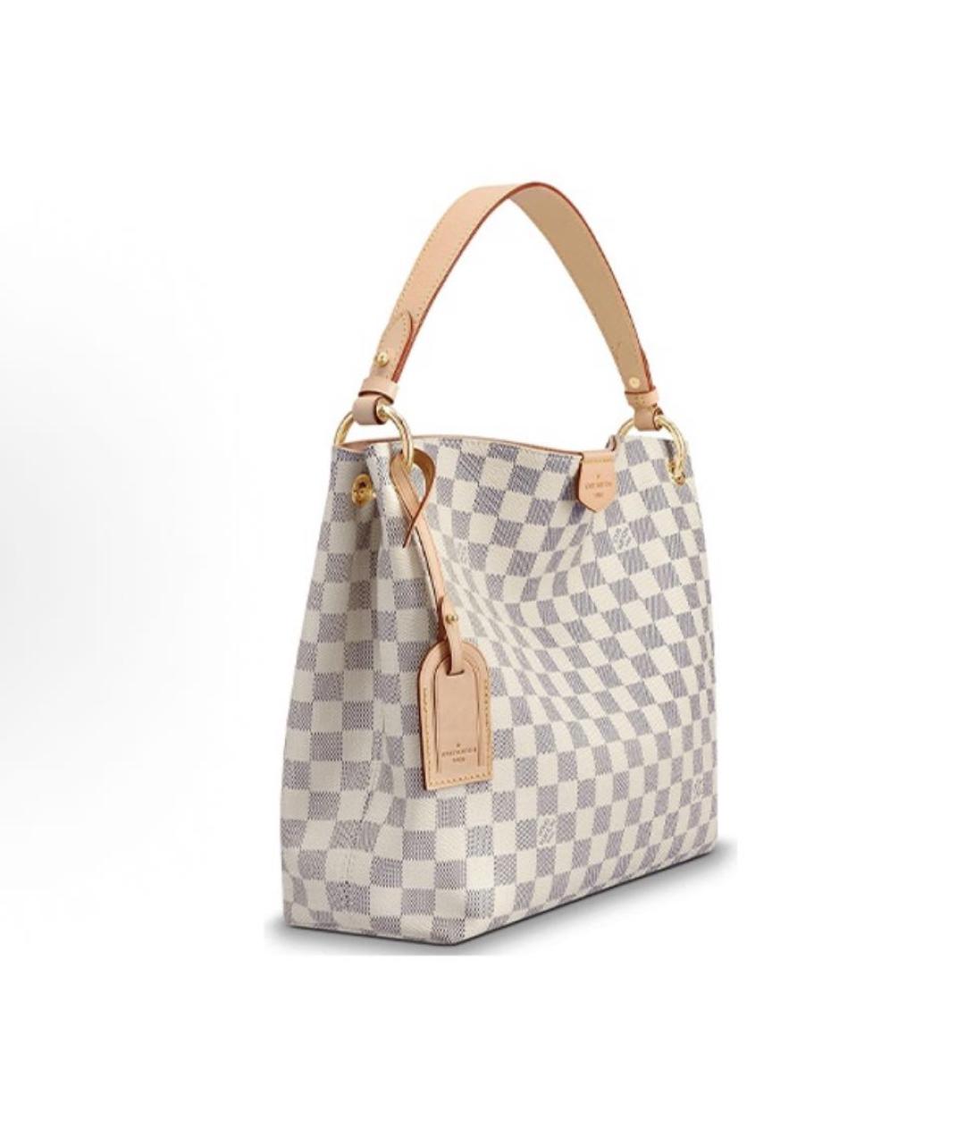 LOUIS VUITTON Кожаная сумка с короткими ручками, фото 2