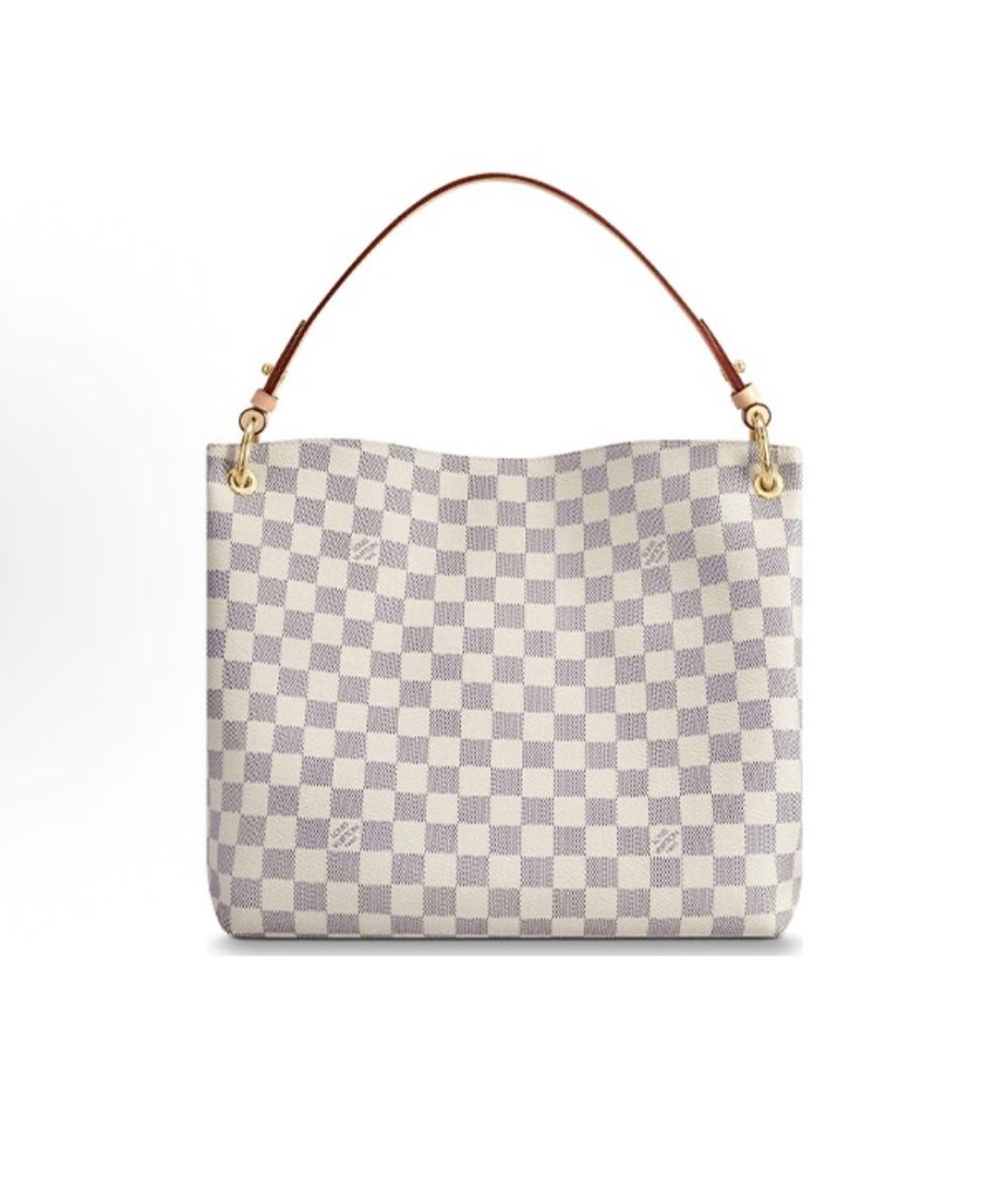 LOUIS VUITTON Кожаная сумка с короткими ручками, фото 3