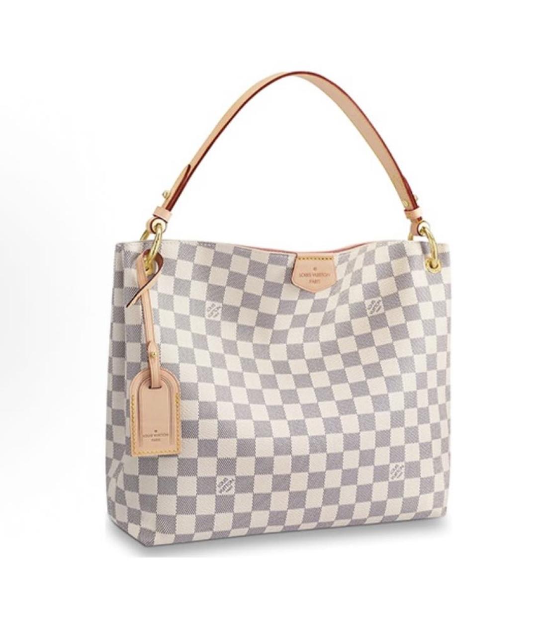 LOUIS VUITTON Кожаная сумка с короткими ручками, фото 6