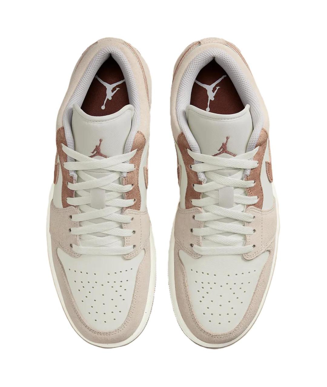 JORDAN Бежевые замшевые кеды, фото 3