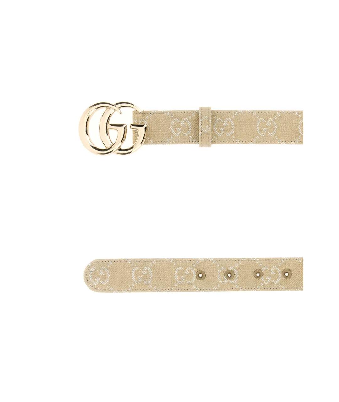 GUCCI Бежевый ремень, фото 2