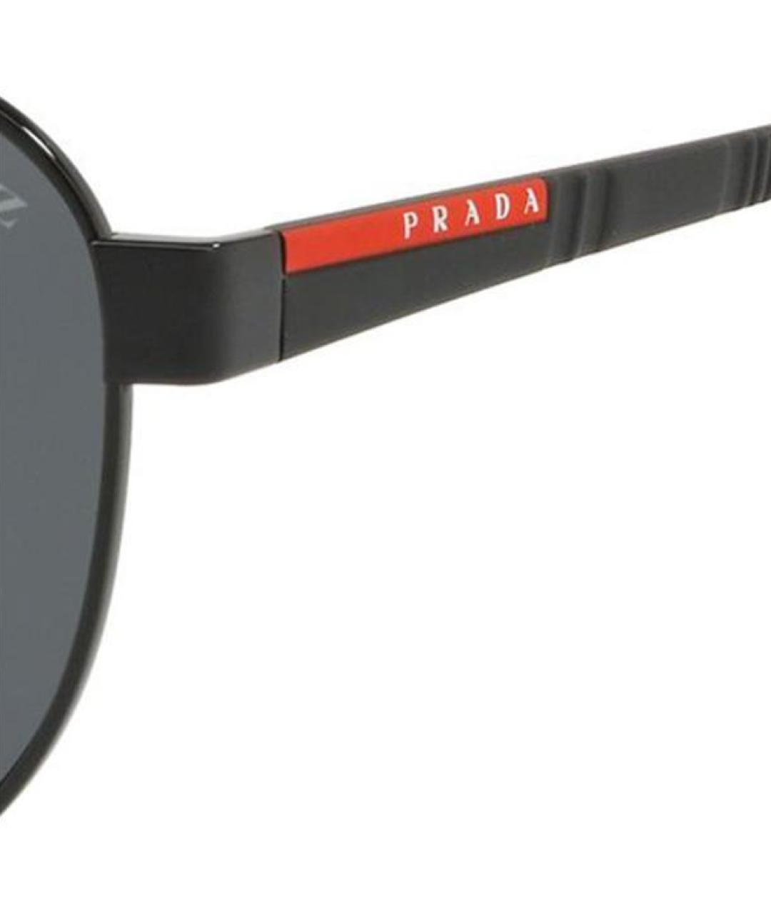 PRADA Черные солнцезащитные очки, фото 3