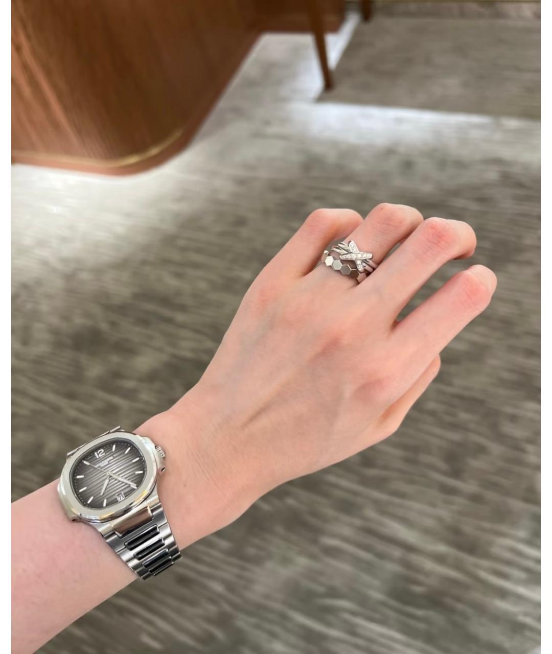 CHAUMET Серебряное кольцо из белого золота, фото 8