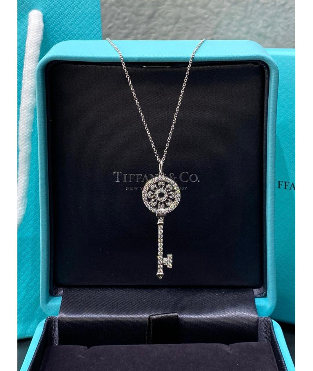 TIFFANY&CO Подвеска из белого золота, фото 9