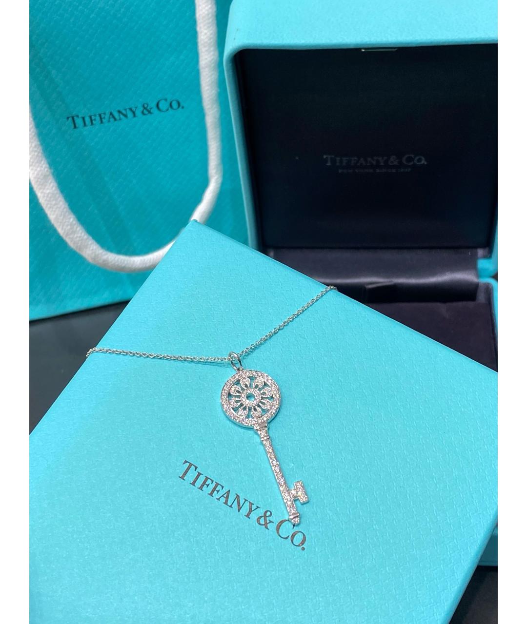 TIFFANY&CO Подвеска из белого золота, фото 8