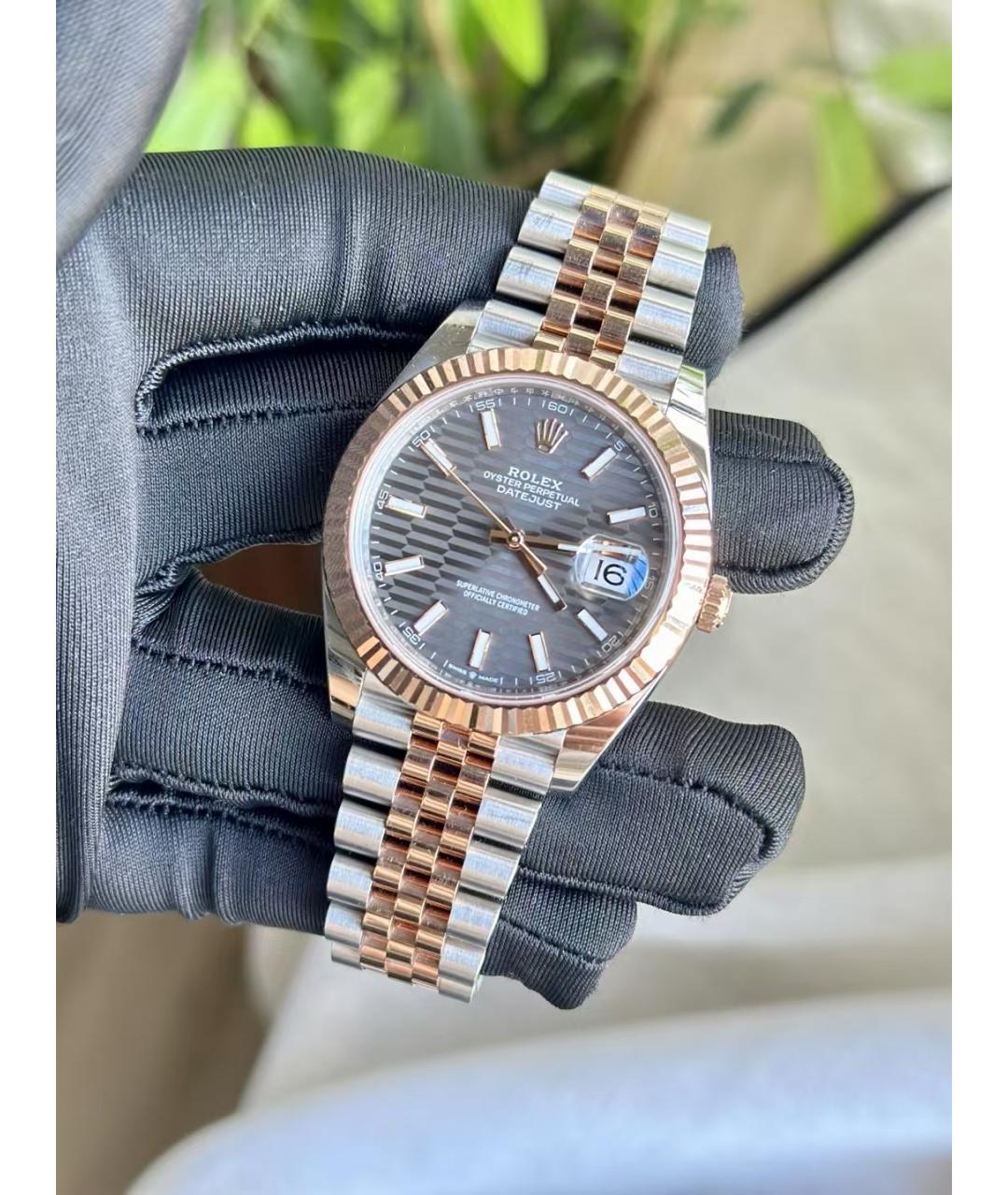 ROLEX Часы из розового золота, фото 3