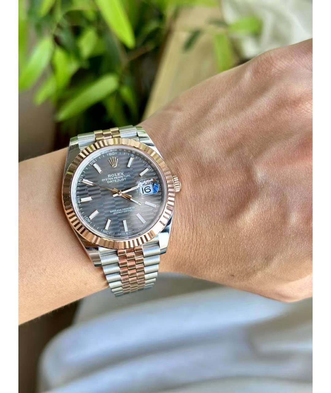 ROLEX Часы из розового золота, фото 6
