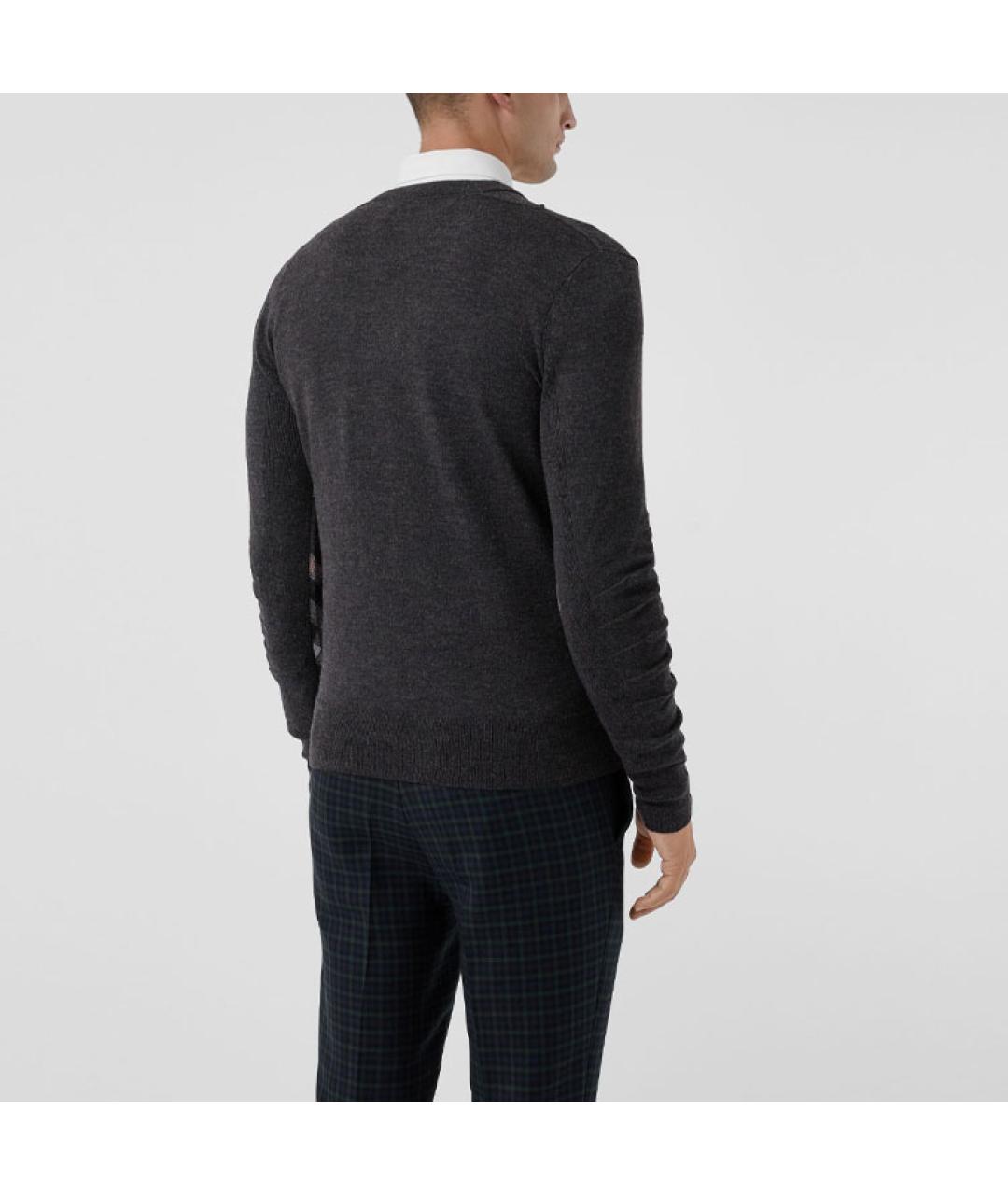 BURBERRY Серый джемпер / свитер, фото 5