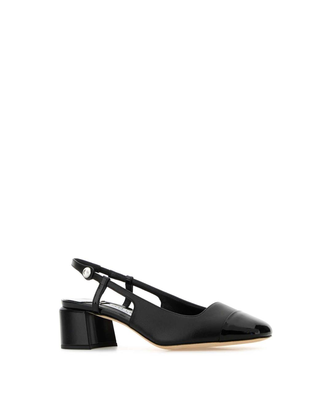 JIMMY CHOO Черные кожаные туфли, фото 2