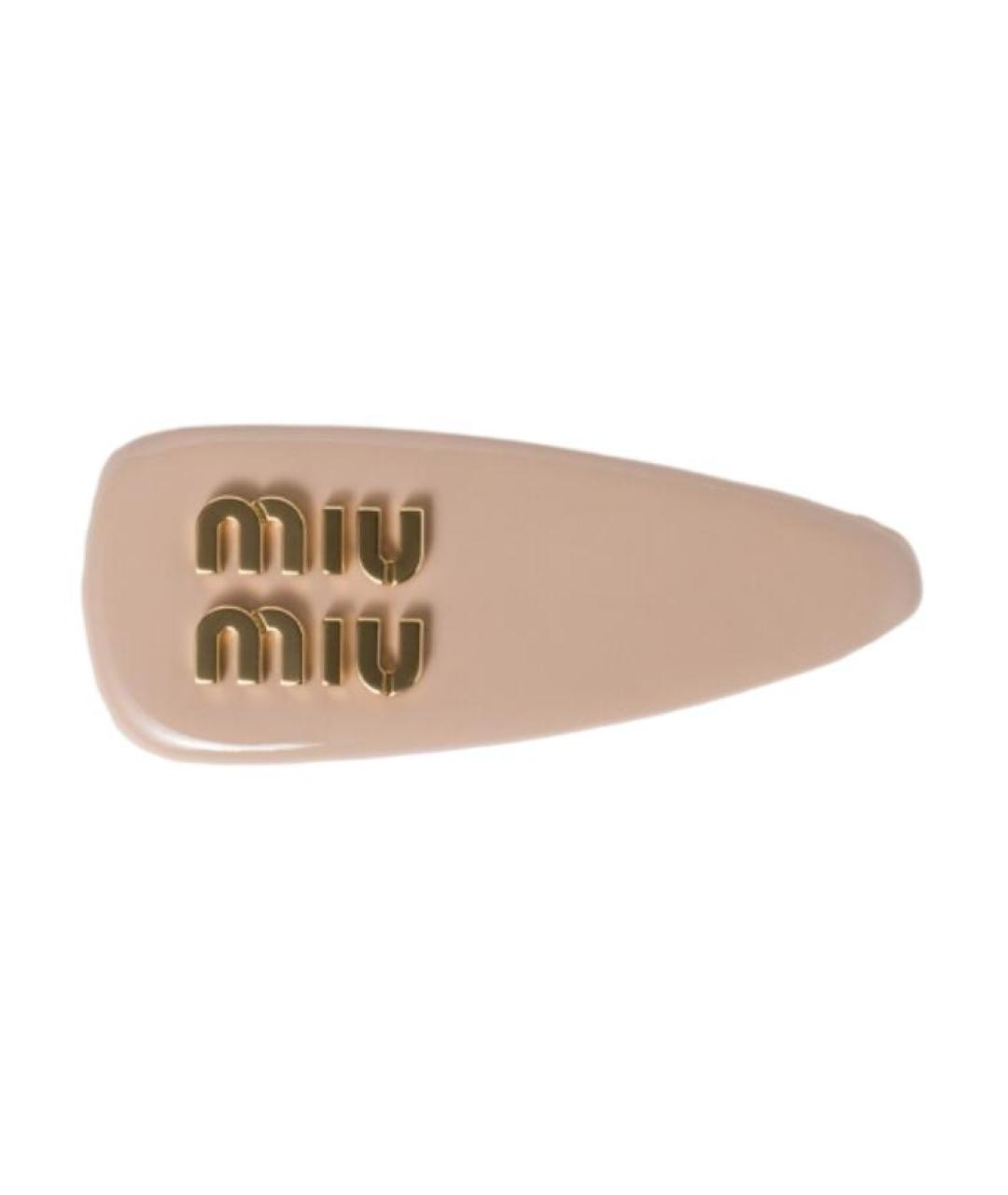 MIU MIU Розовая заколка, фото 1