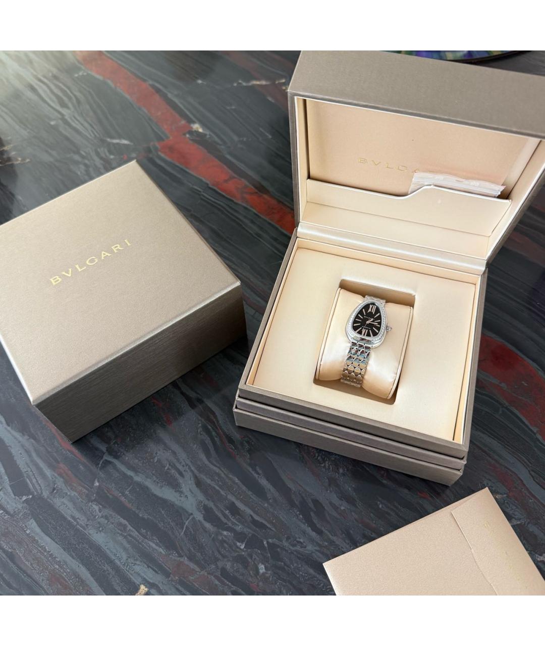 BVLGARI Серебряные часы, фото 2