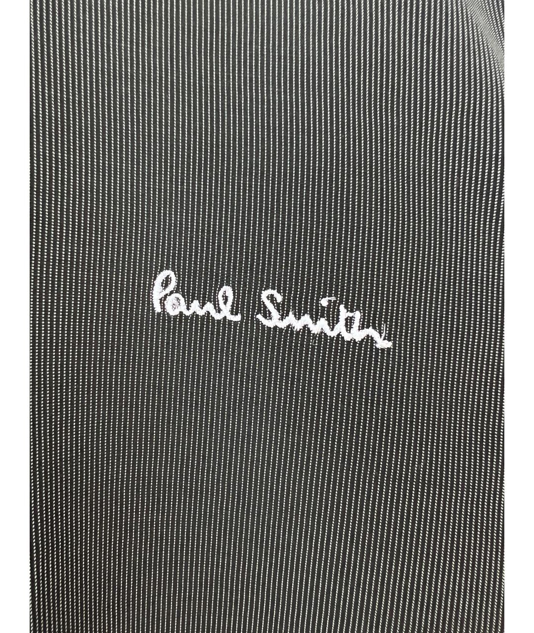 PAUL SMITH Антрацитовая хлопковая классическая рубашка, фото 2