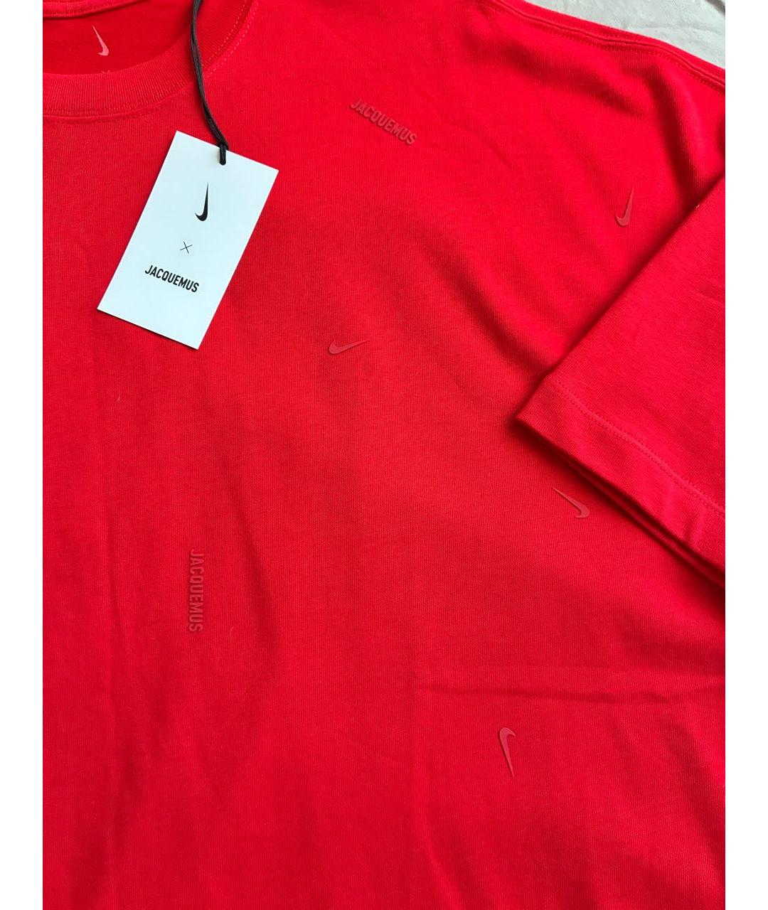 JACQUEMUS Красная футболка, фото 4