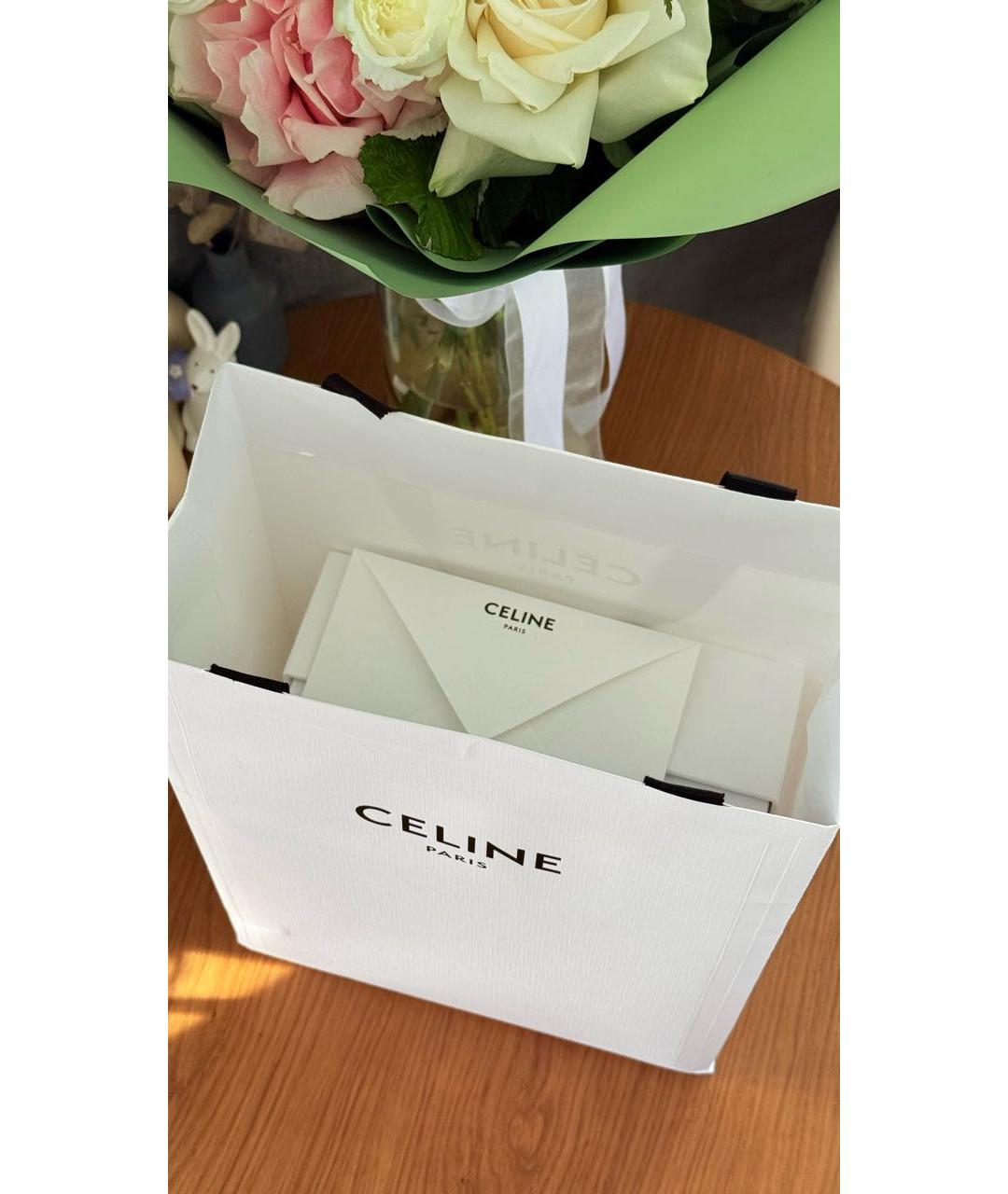 CELINE Коричневая косметичка, фото 7