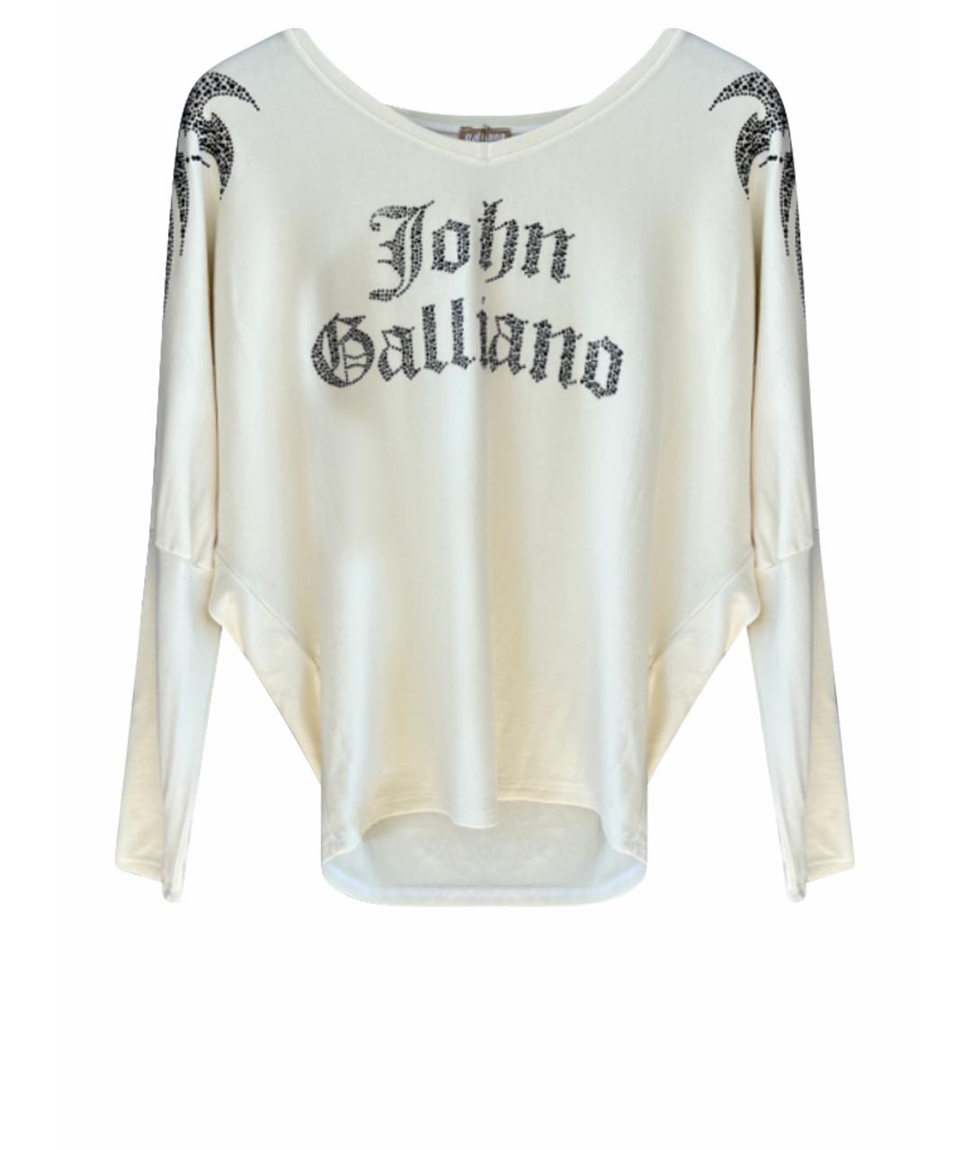 JOHN GALLIANO Бежевый джемпер / свитер, фото 1