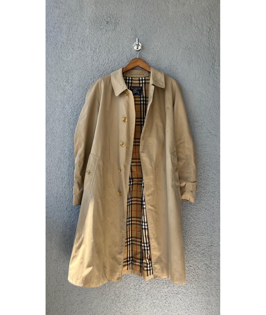 BURBERRY Бежевый тренч / плащ, фото 6