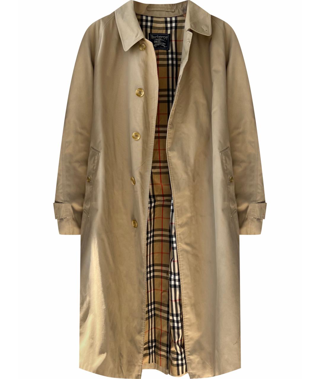 BURBERRY Бежевый тренч / плащ, фото 1