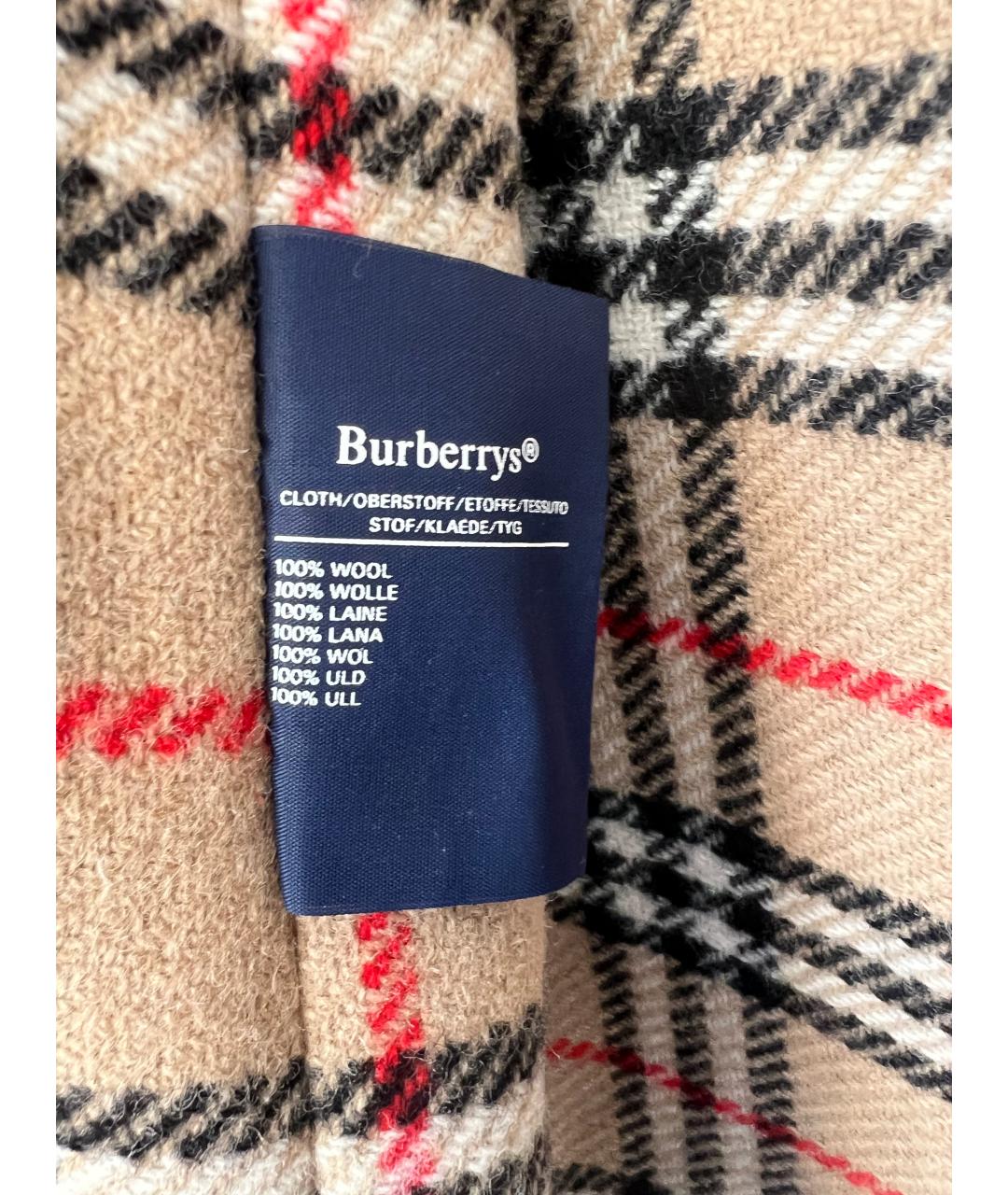 BURBERRY Бежевый тренч / плащ, фото 5