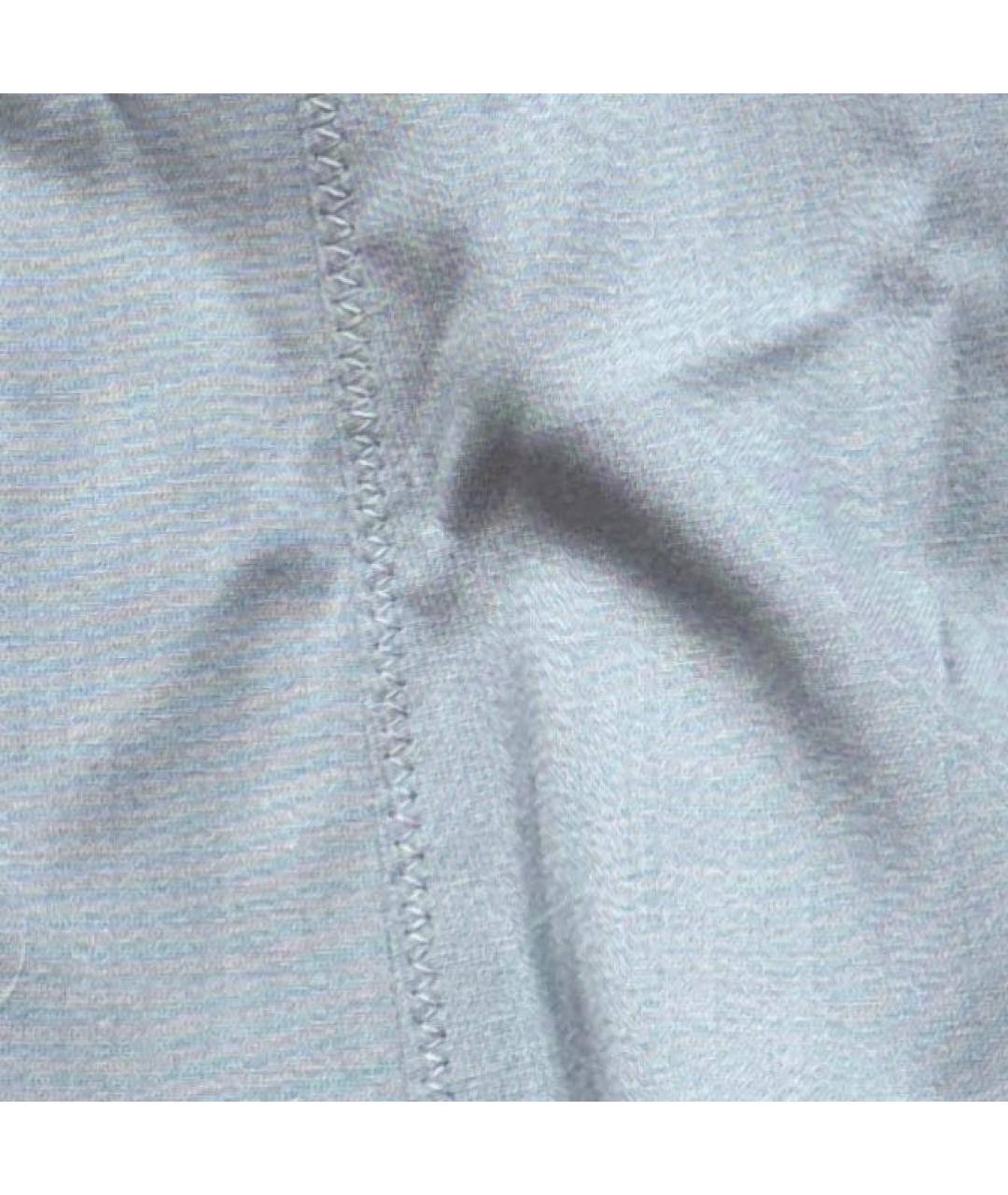 JACQUEMUS Голубая шерстяная блузы, фото 4
