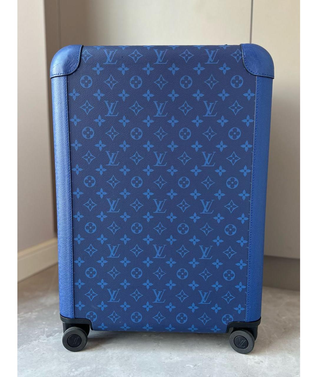 LOUIS VUITTON Синий чемодан, фото 9