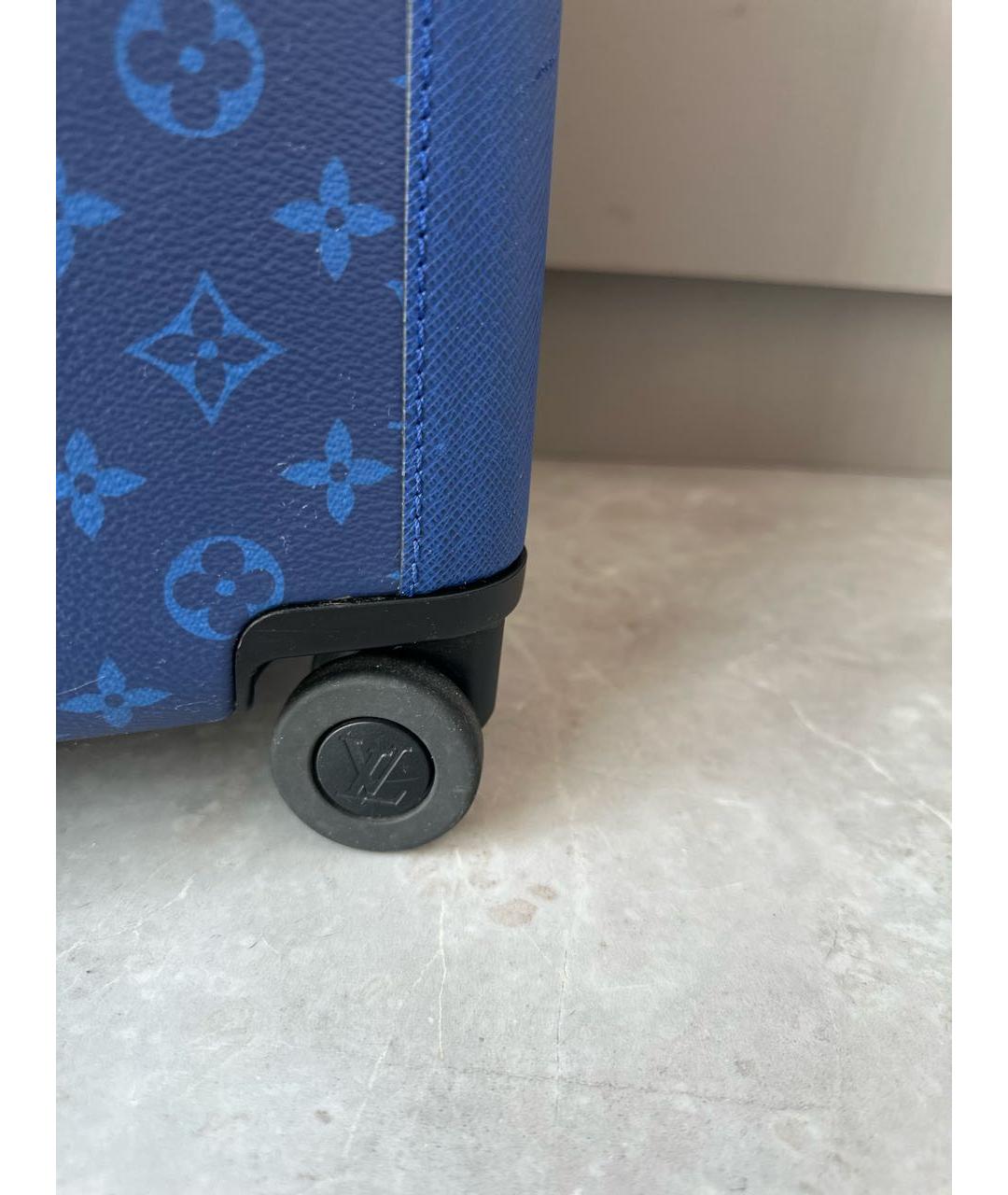 LOUIS VUITTON Синий чемодан, фото 6
