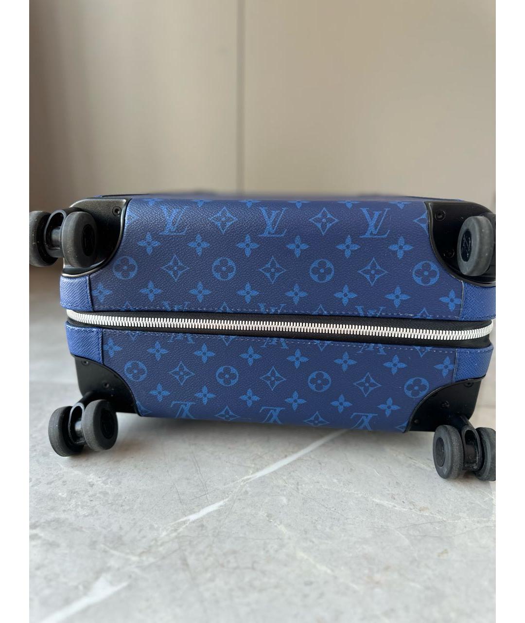 LOUIS VUITTON Синий чемодан, фото 8