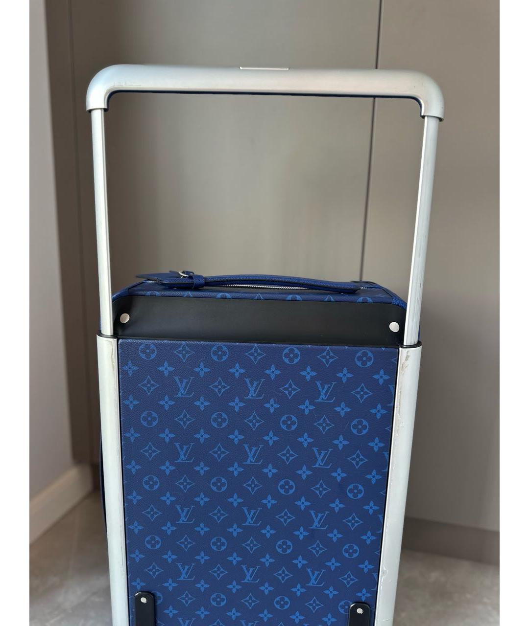 LOUIS VUITTON Синий чемодан, фото 2