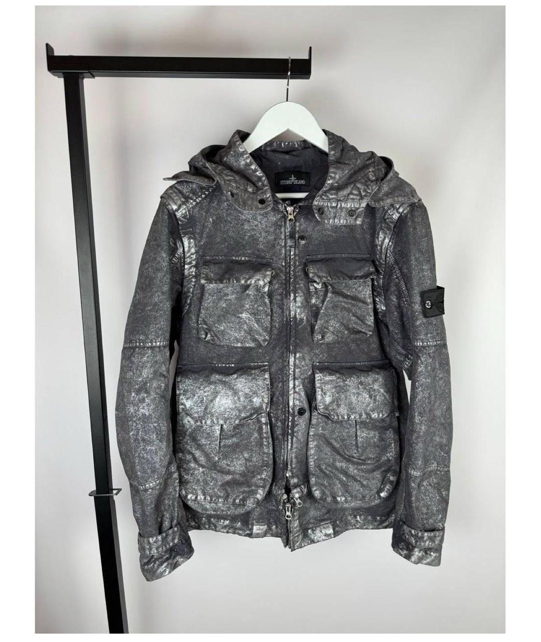 STONE ISLAND Антрацитовая куртка, фото 3