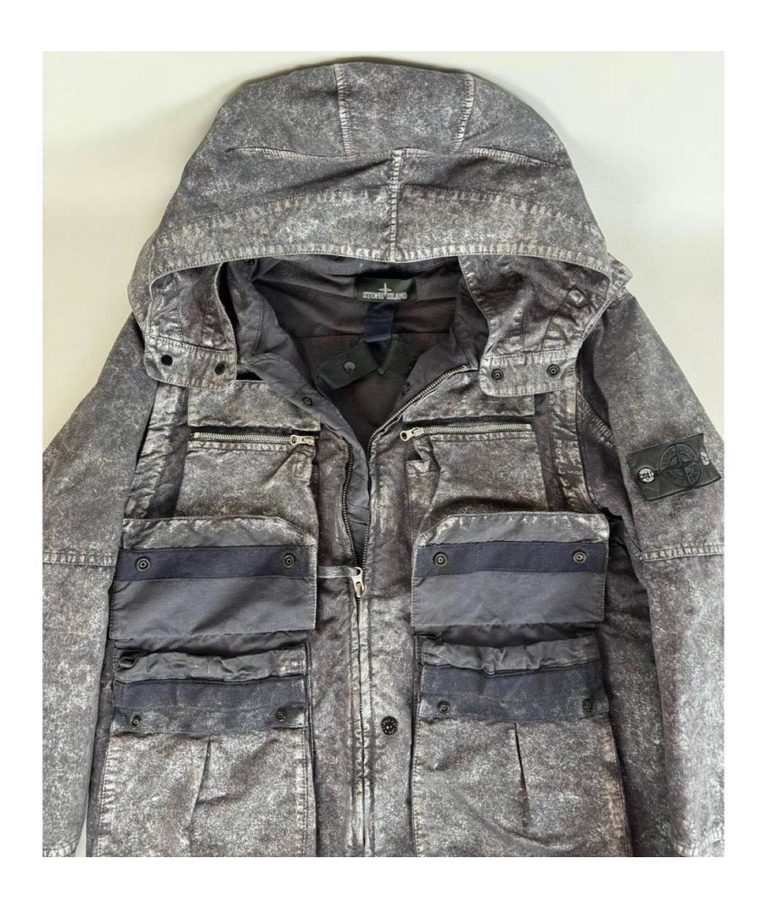 STONE ISLAND Антрацитовая куртка, фото 7