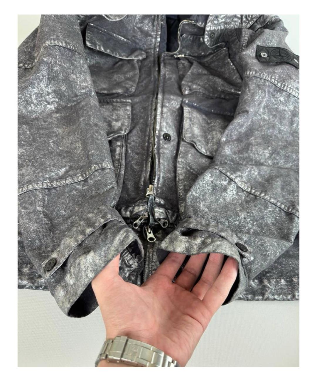 STONE ISLAND Антрацитовая куртка, фото 5