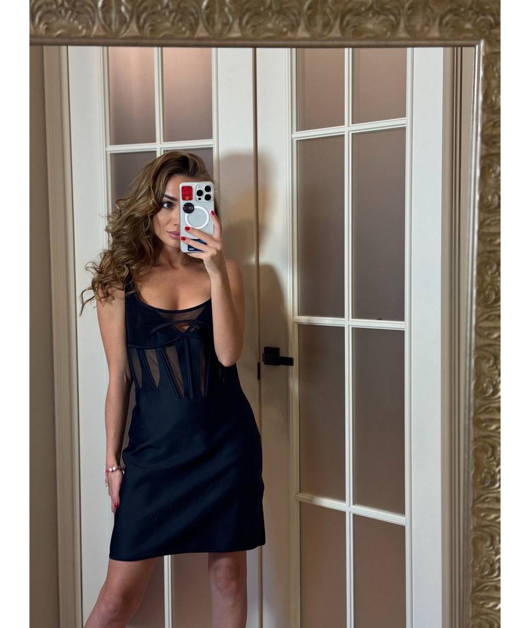 MUGLER Черное платье, фото 6