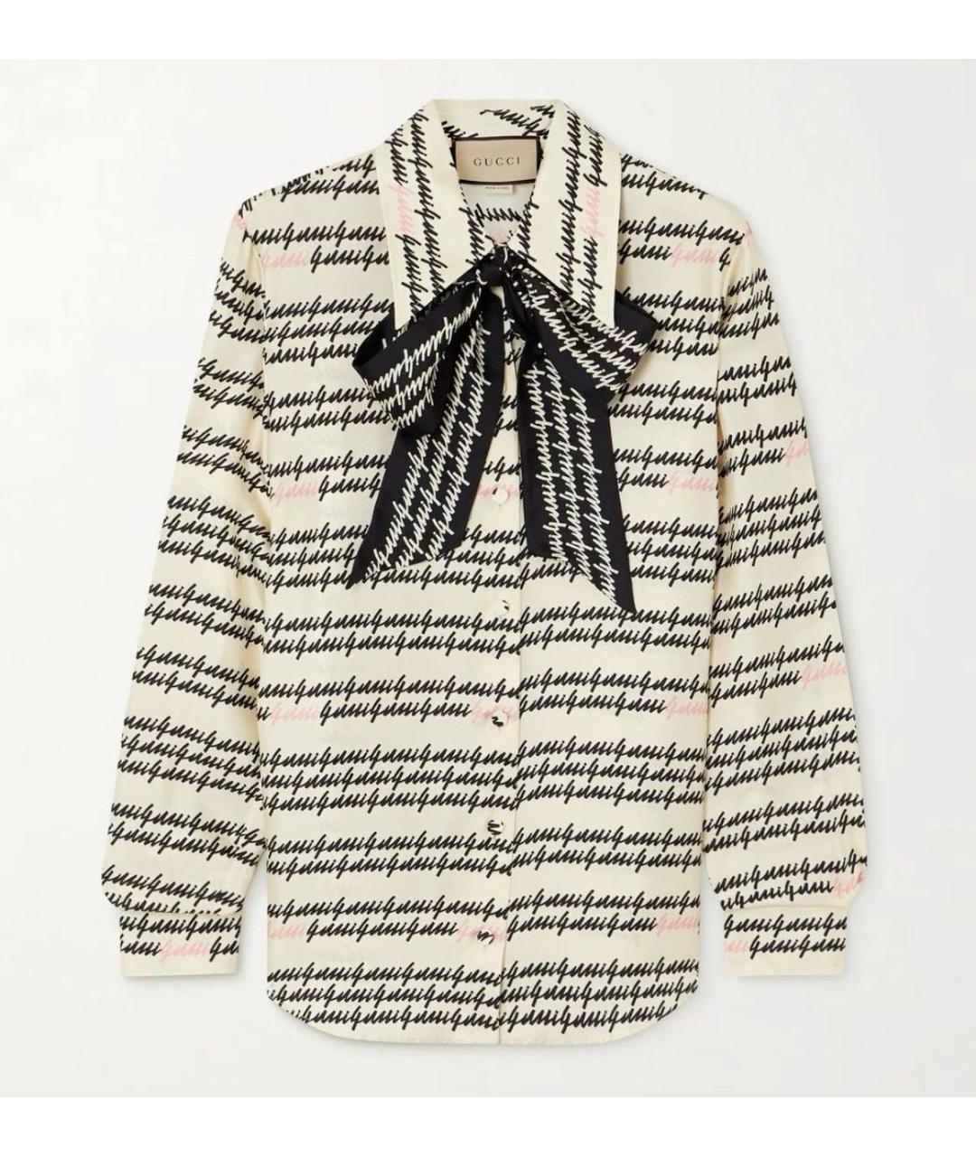 GUCCI Шелковая блузы, фото 4