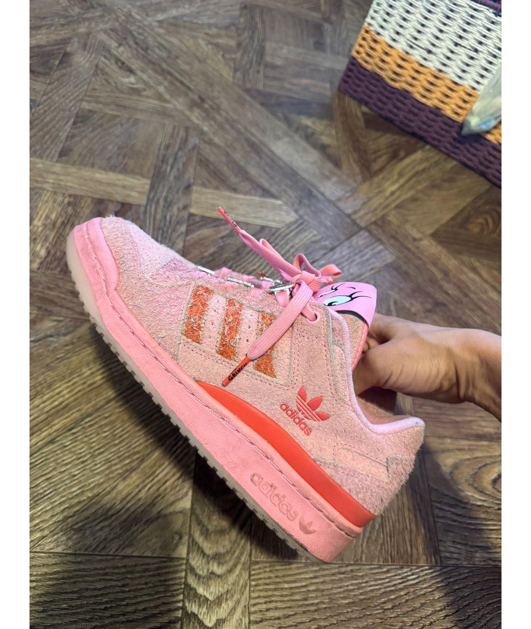 ADIDAS Розовые кеды, фото 9