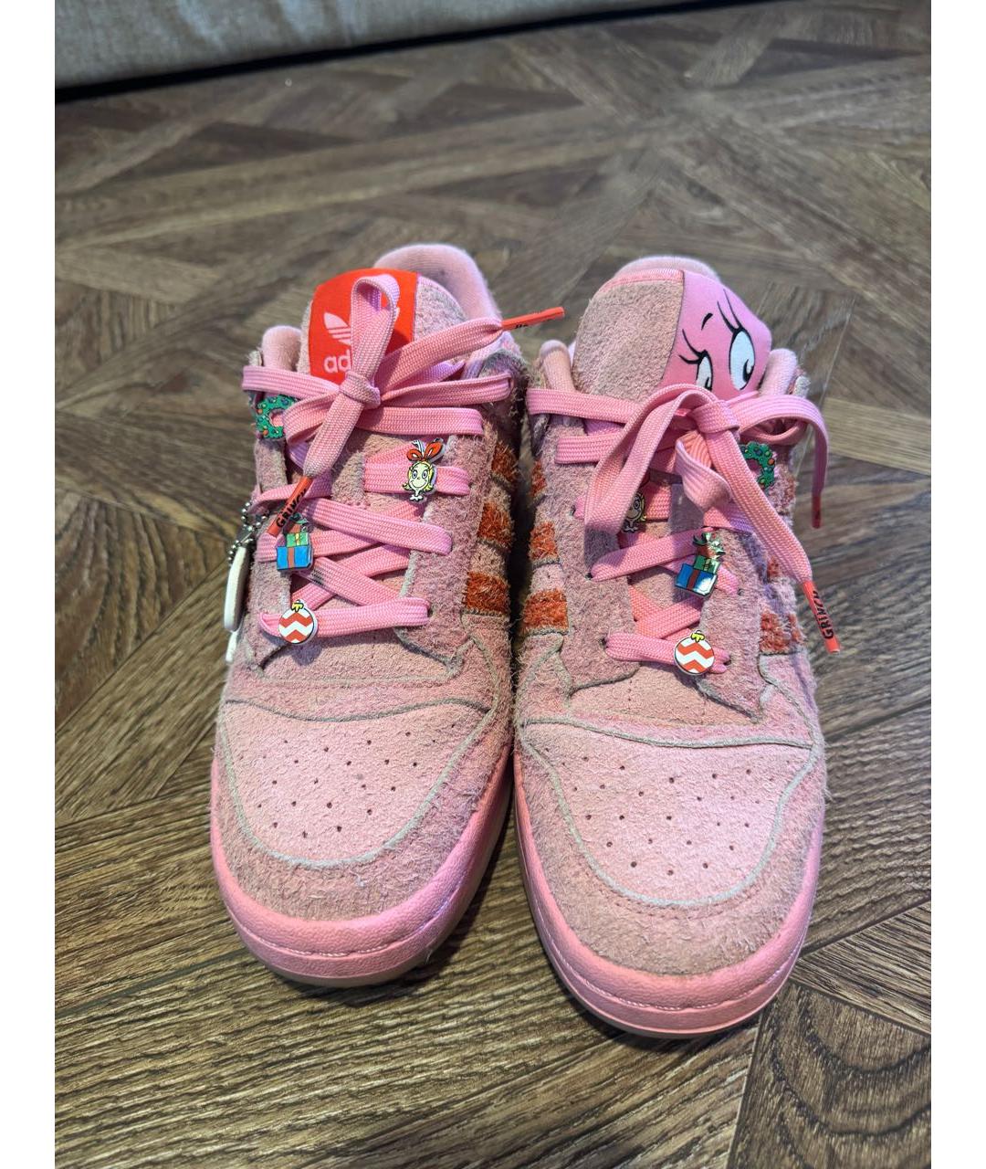 ADIDAS Розовые кеды, фото 2