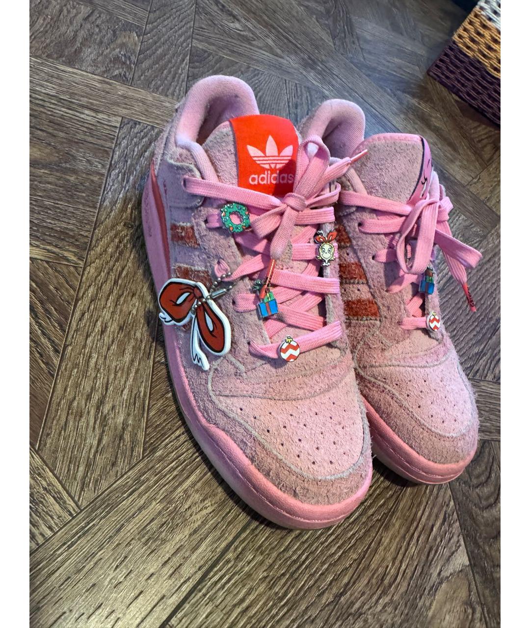ADIDAS Розовые кеды, фото 3