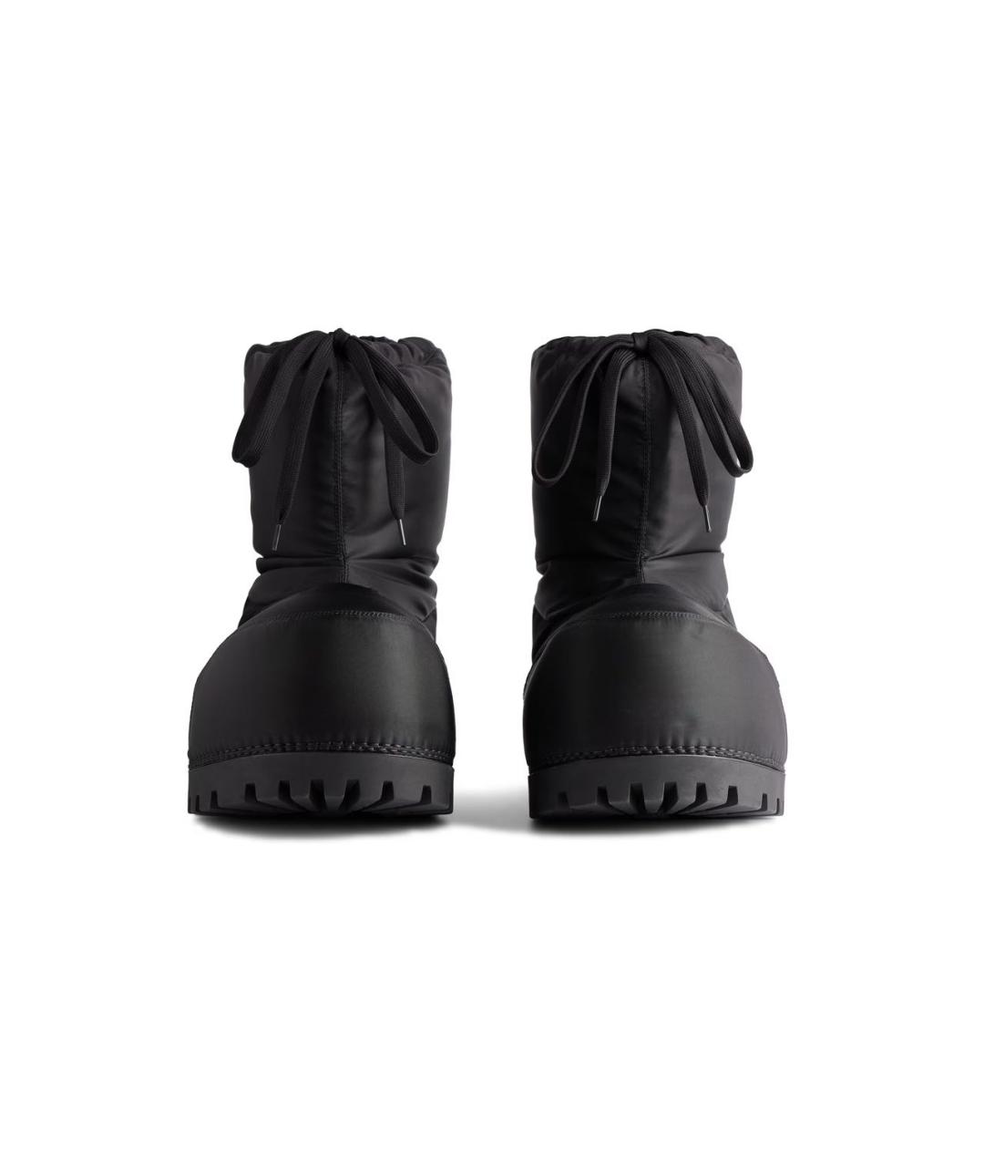 BALENCIAGA Черные высокие ботинки, фото 3