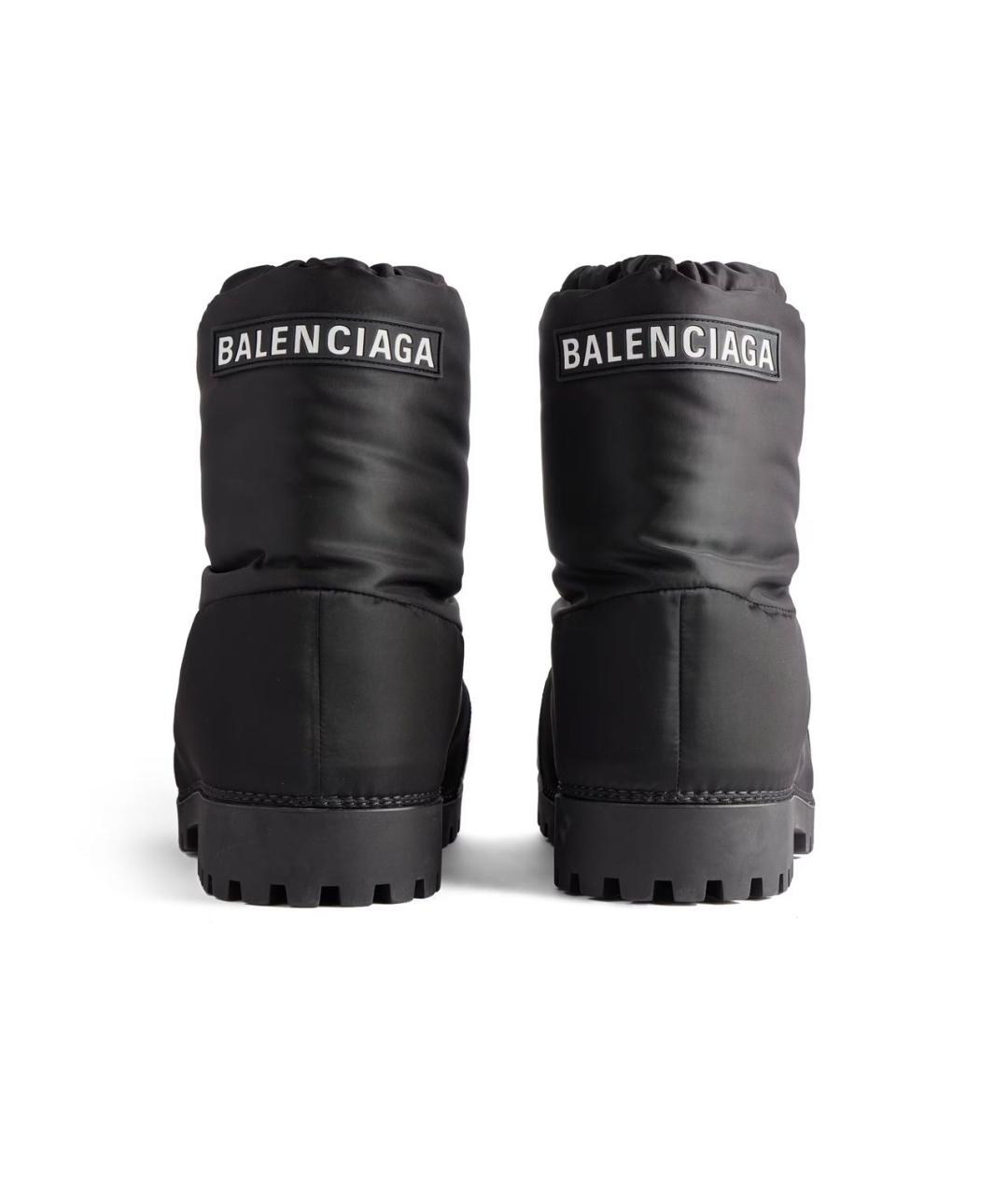 BALENCIAGA Черные высокие ботинки, фото 4