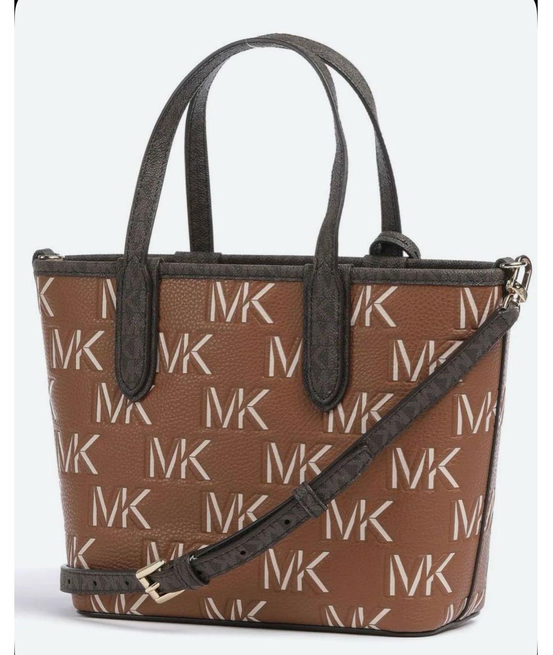MICHAEL KORS Коричневая сумка тоут, фото 3