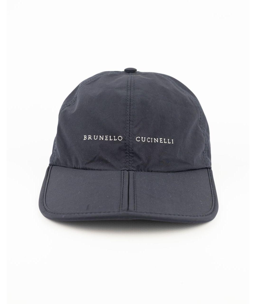 BRUNELLO CUCINELLI Черная кепка/бейсболка, фото 1