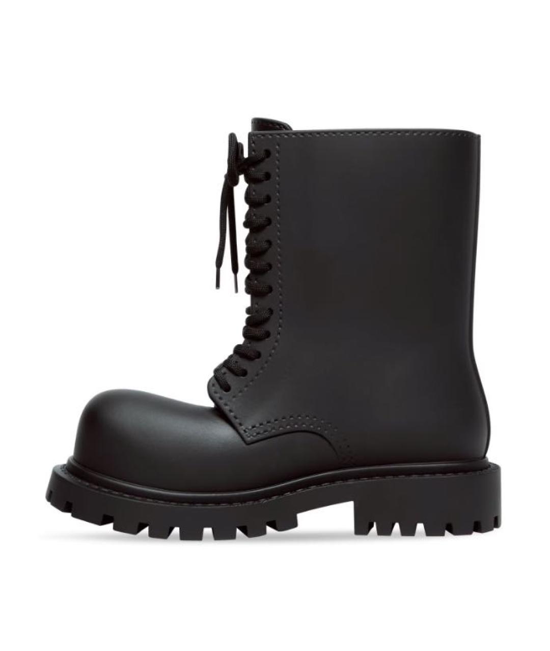 BALENCIAGA Черные ботинки, фото 7